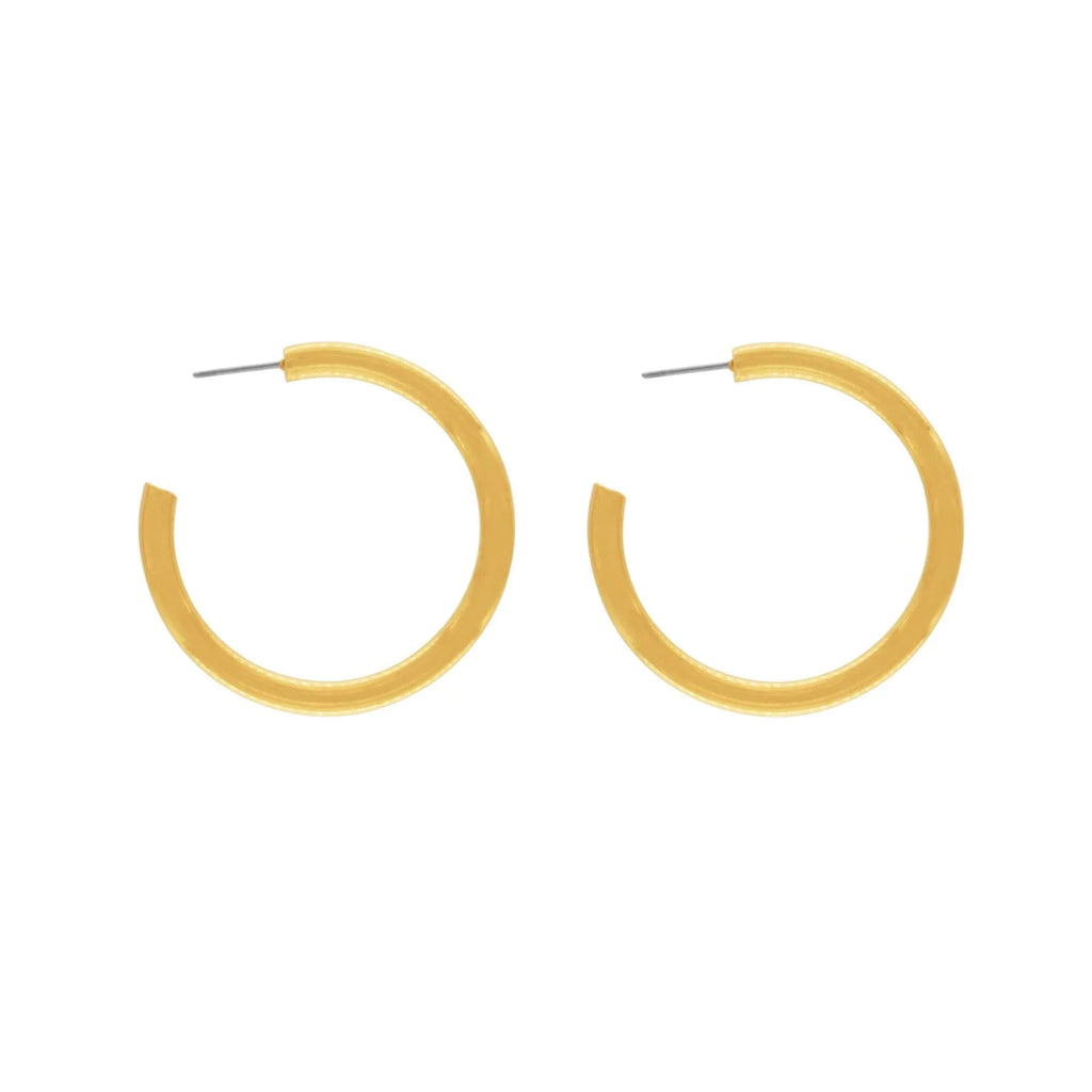 Eylia Passion 40mm Chunky Hoop-øreringe i 18K forgyldt guld