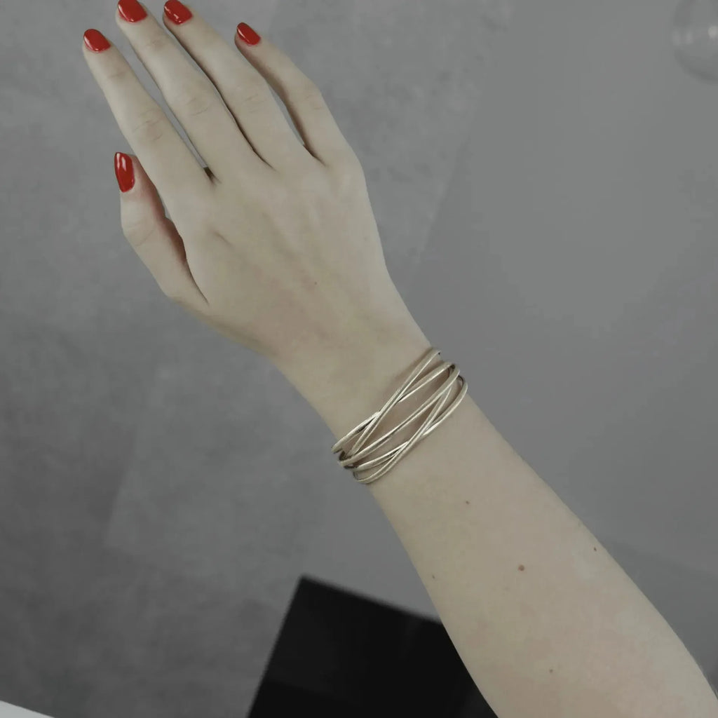 Tara Wrap It Bracelet Gold Plating-4