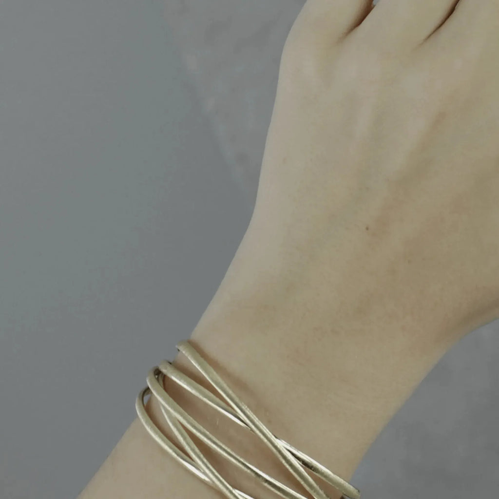 Tara Wrap It Bracelet Gold Plating-1